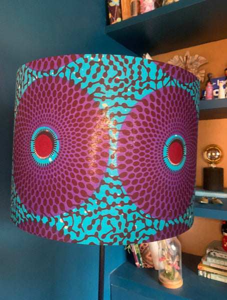 African wax lampshade