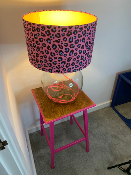 Leopard lampshade